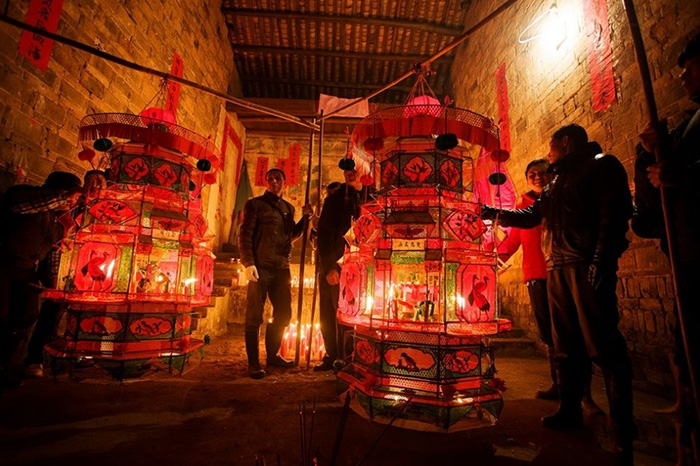 歷史悠久的江西贛州石城彩燈、客家花燈民俗文化